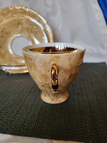 autima: Trodelni porcelanski poljski set iz 70ih god. Porcelanski set — 5