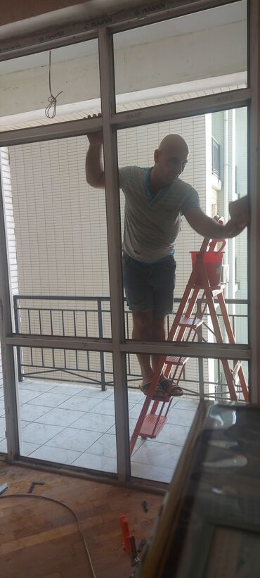 Qapıların təmiri: Pencere qapi usasi temir ne lazm oldu muraciyyet ede bilersiz vacap — 29