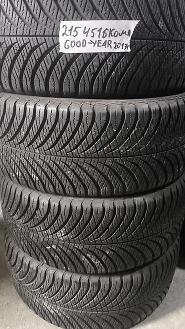 21545: Шины 215 / 45 / R 16, Всесезонная, Б/у, Комплект, Легковые, GoodYear — 1