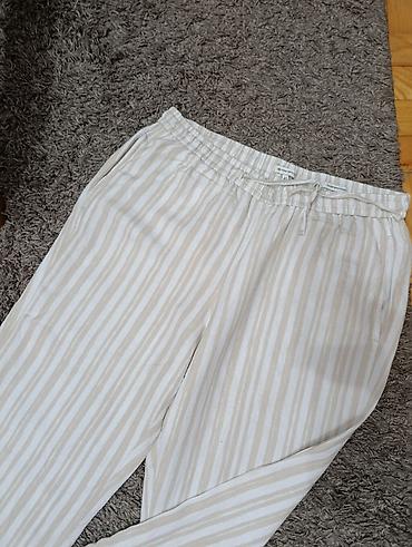 pull and bear helanke: TOM TAILOR ženske pantalone od lana, veličina 40. - Materijal: lan — 2