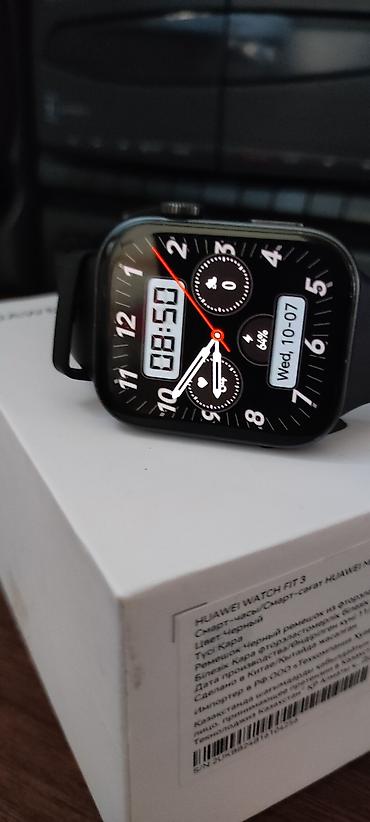 Smart saatlar: Huawei Watch Fit 3 – qara rəng Xüsusiyyətlər: - Dikdörtgəllı, tam — 1