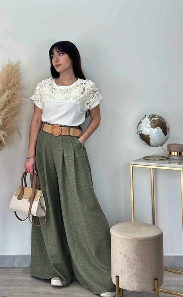 Pantalone: One size, Normalan struk, Drugi kroj pantalona