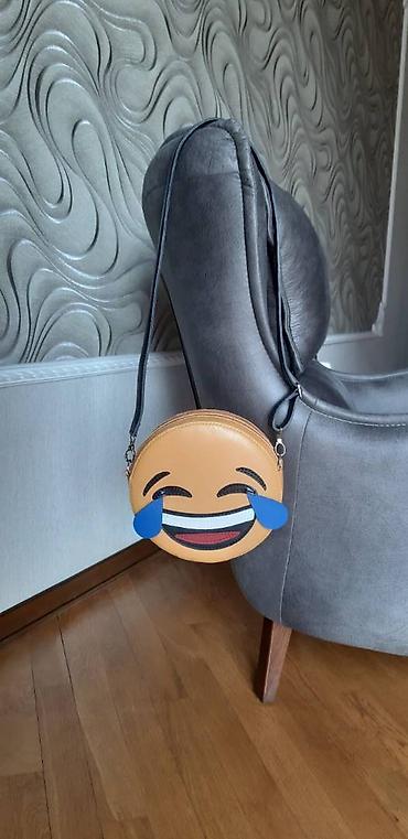ручная сумка: Uşaq üçün emoji çanta. Uşaq çantası təbbi dəridən tamamilə əl işidir — 3