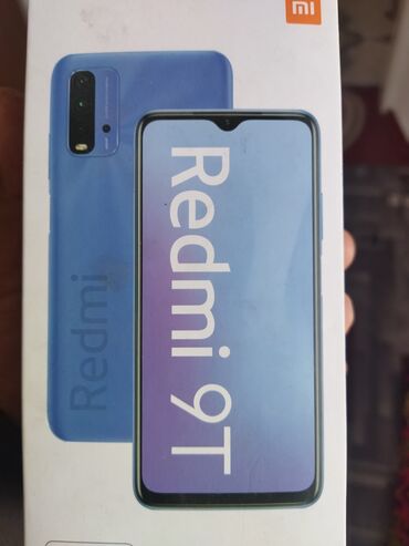водонепроницаемый телефон: Xiaomi, Redmi 9T, Б/у, 128 ГБ, цвет - Черный, 2 SIM