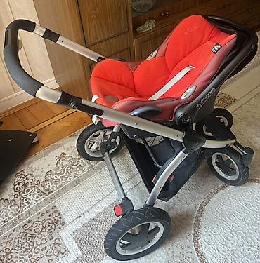 maxi cosi: Maxi-Cosi uşaq arabası seti - 3-də-1 sistem: beşik tipli lyulka — 9