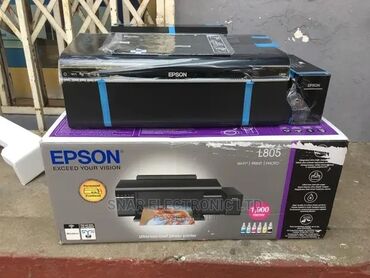 продажа ноутбука на запчасти: Принтер Epson l805 - цаетноц, стоуйный, 6-цветнвй. Побег всего 400