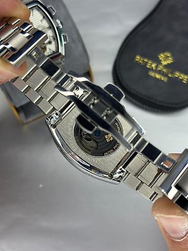 3d saat: Patek Philippe tərzində klassik tonneo formalı kişi saatı — 5