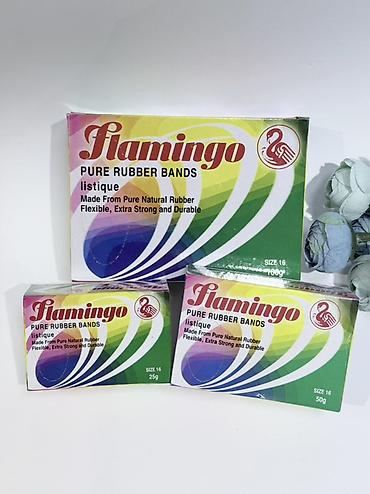Канцтовары: Резиновые канцелярские резинки Flamingo (Pure Rubber Bands) - — 1