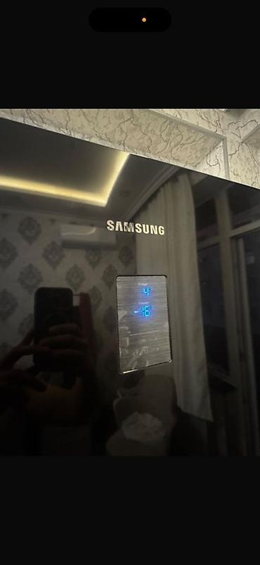 gencede xaladenik: İşlənmiş 2 qapılı Samsung Soyuducu Satılır, rəng - Qara, Təkərli — 2