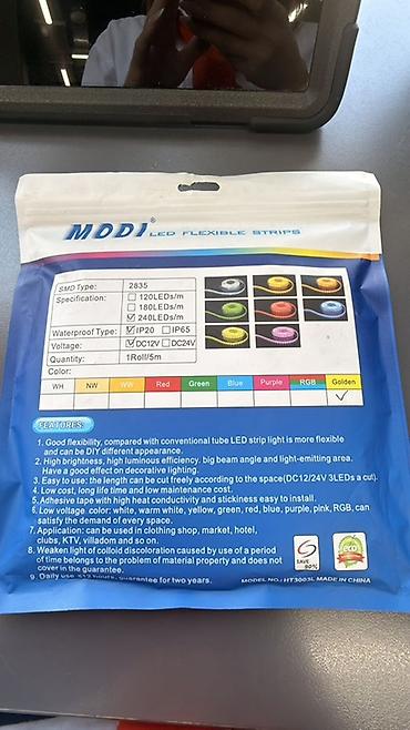 led лента: MODI LED Flexible Strips – LED lent - Uzunluq: 1 rulon x 5 m - SMD — 3