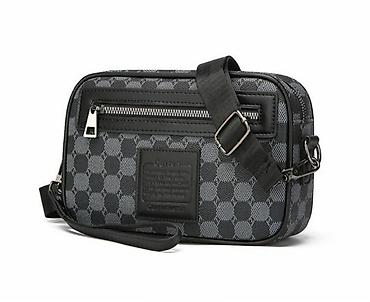 Барсетки: Барсетка, Материал: Комбинированный материал, Застежка на молнии, Новый — 3