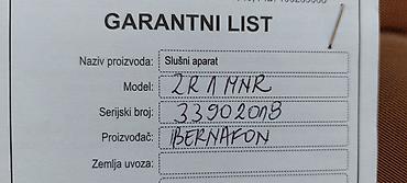 bubreznjak medicinski: Na prodaju slušni aparat švajcarskog prizvođača Bernafon, serijski — 5