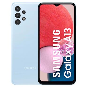 telefon a13: Samsung Galaxy A13, 128 GB, rəng - Mavi, Barmaq izi, İki sim kartlı, Face ID