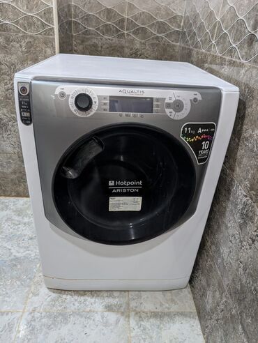 qab yığan: Paltaryuyan maşın Hotpoint Ariston, 10 kq-dan çox, İşlənmiş, Avtomat, Qurutma var, Kredit yoxdur, Ünvandan götürmə