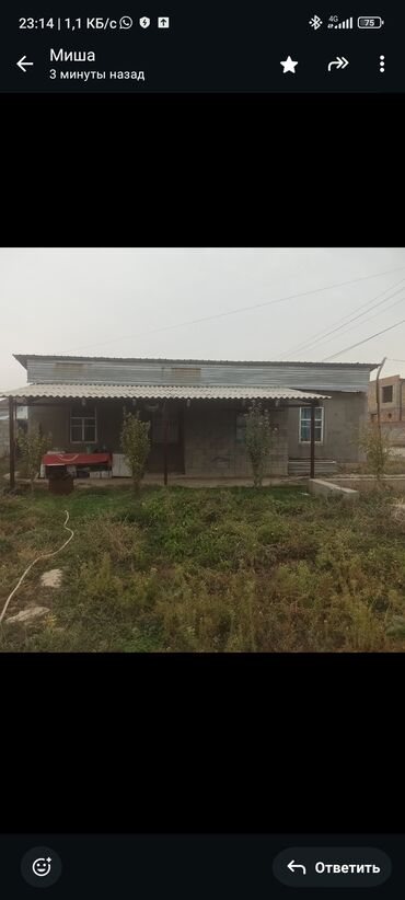 продам дом срочно бишкеке: Үй, 40 кв. м, 3 бөлмө, Менчик ээси, Косметикалык оңдоо