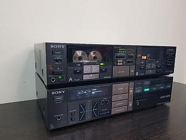 cd disk: Двухкассетная дека Sony TC-WR7 + интегральный стереоусилитель Sony — 3