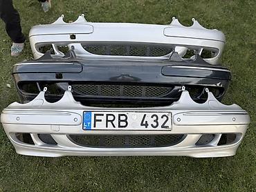 mers 210: Бампер Mercedes-Benz, Б/у, Оригинал — 1