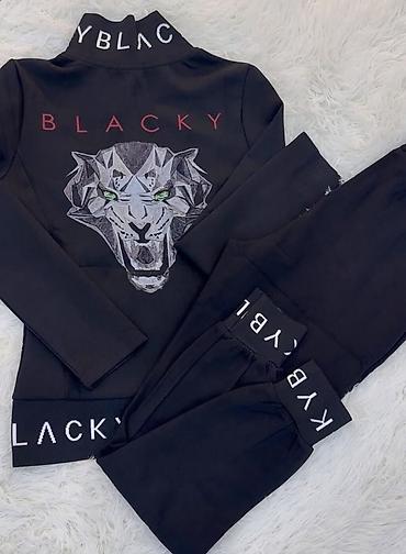одежда дордой: Спортивный костюм BLACKY (джемпер + брюки), черный. ЖАЛАЛ АБАД!! Г — 1