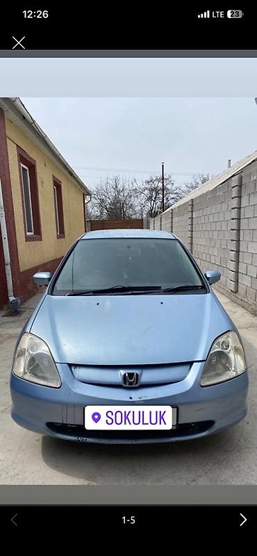 15 хонда: Honda Civic: 2001 г., 1.5 л, Вариатор, Бензин, Хэтчбэк — 2