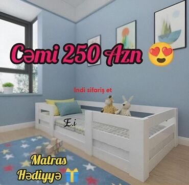 uşaq dutikləri: Oğlan və qız üçün, Yeni, Çarpayı
