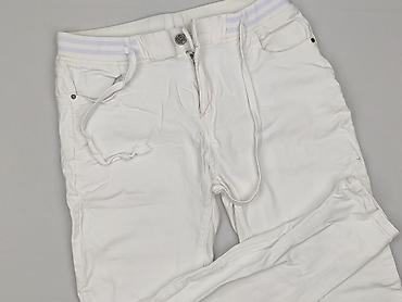 biale sandaly na platformie: Denim, Jeansy damskie, rozmiar M — 1