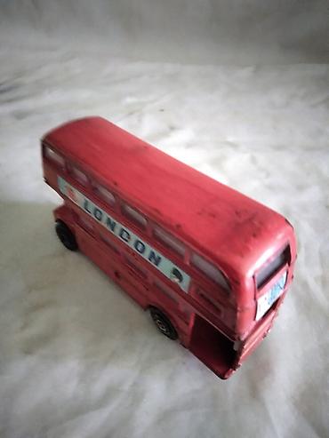 Umetnost i kolekcionarstvo: Autobus M. Persaud Ltd.London Dabldeker,metalni 10,5 cm. izgreban — 3