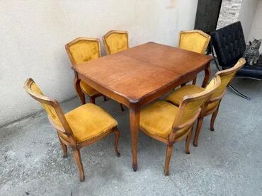 Stilske garniture: Stilski trpezarijski sto sa 6 stolica 🍽️✨ Sto sa 6 stolica u — 13