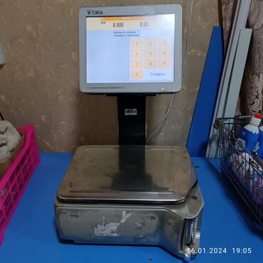 кухонный весы: Весы с печатью этикеток, 3 штуки (б/у) (Digi 18 000 сом.) (Bizerba