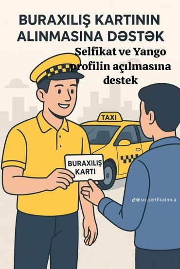 Sirena Motors: Buraxılış kartı,Sertifikat ve Yango profilinin açılmasına destek