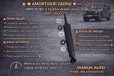 Amortizeri: AMORTIZERI MERCEDES G KLASA ZADNJI W460 W461 W463 0 | amortizeri — 1