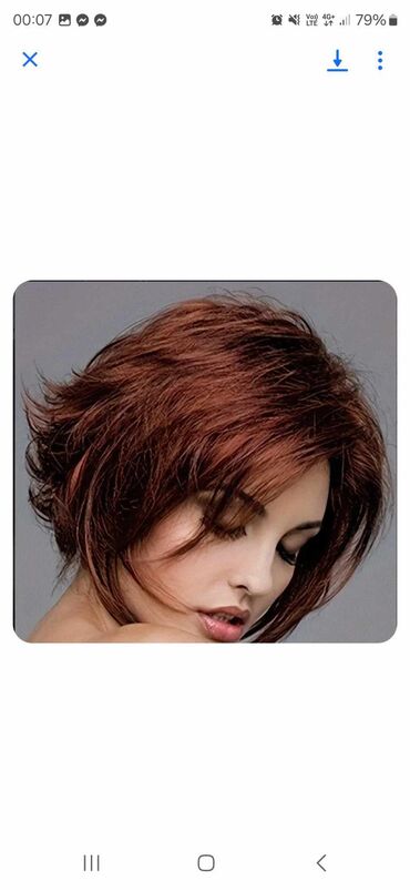 Perike i klipse: Smeđa perika sa šiškama, ravne dužine. Perika je pogodna za na lalafo.rs — 24 Perike i klipse: Smeđa perika sa šiškama, ravne dužine. Perika je pogodna za — 24