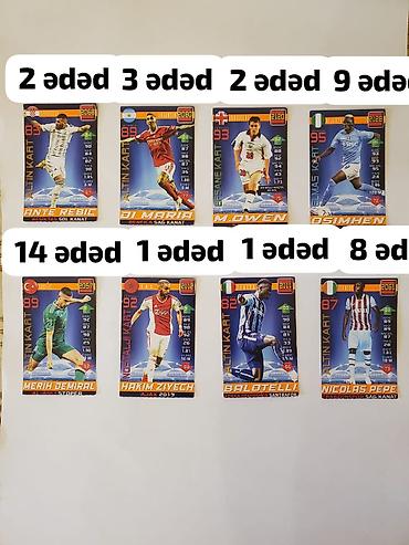 ronald: Məhsul: Futbolçu kolleksiya kartları dəsti Təsvir: - Müxtəlif — 6