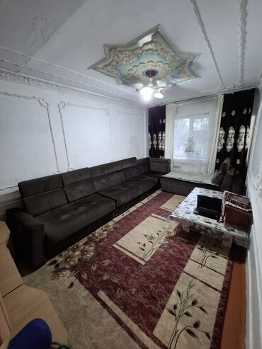 продается 1 комнатная кара балта квартира: 3 комнаты, 64 м², 106 серия, 4 этаж, Евроремонт