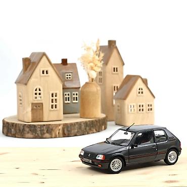 esprit beograd: ⚙️ Peugeot 205 GTi 1.6 — 1988 — Graphite Grey — 1:18 — Norev Norev — 1