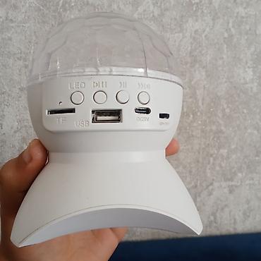Другое освещение: LED disko işıqı və musiqi pleyeri - 360° fırlanan kristal kuboklu LED — 1