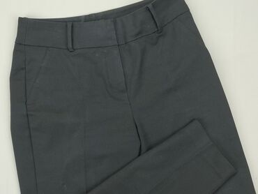 spodnie jogger czarne damskie: Material trousers, SIMPLE, S (EU 36), condition - Good