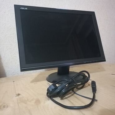 kompjutery monitor 19: Монитор, Asus, Б/у, LCD, 18" - 19"