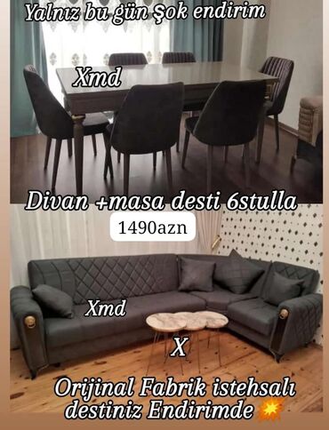 divan masasi: Yeni, Künc divan, Qonaq otağı üçün