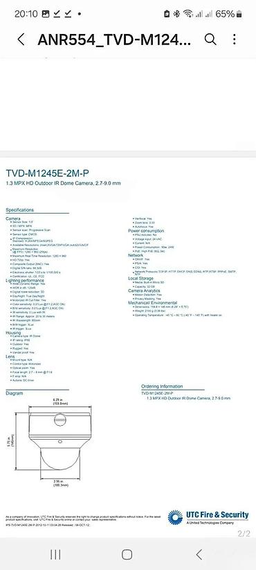 bagi prodaja: TruVision TVD kamera za video nadzor - kvalitet. Polovna kamera kao sa — 3