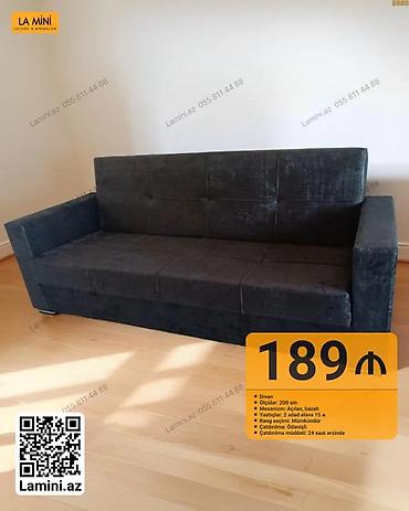 Divanlar: Divan – açılan, bazalı model - Ölçü: 200 sm - Mexanizm: açılan — 1