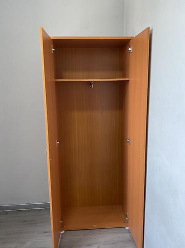 silver kitchen: Шифоньер, шкаф для одежды, Б/у, Прямой, Дерево — 2