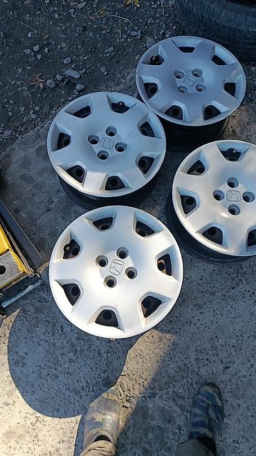 Диски: Железные Диски R 15 Toyota, Комплект, отверстий - 4, Б/у — 2