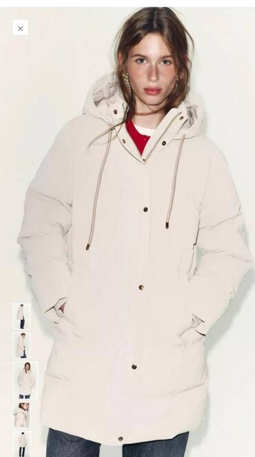 калон кардани сина дар шароити хона: Puxovik kurtka, Zara, XS