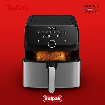 tefal: Аэрогриль Tefal Easy Fry Mega EY855D10 - Объем корзины: 7,5 л — — 2