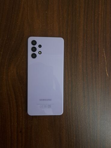 samsung galaxy a32 qiyməti: Samsung Galaxy A32, 64 GB, rəng - Bənövşəyi, İki sim kartlı, Face ID, Barmaq izi