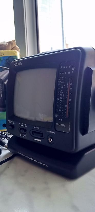 Digər TV və video məhsullar: Salam tecili Satiram Crown Portable 5.5 B/W TVteleviziya və AM/FM — 3