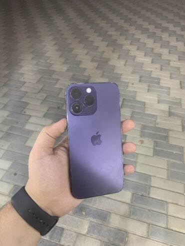 Boşqablar: IPhone 14 Pro Max, 128 GB, Deep Purple, Face ID