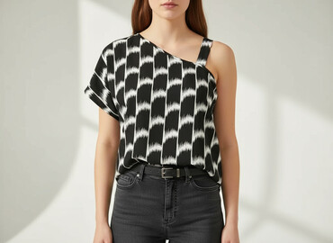 tanie koszulki oversize: Shein, Жіноча блуза, розмір S