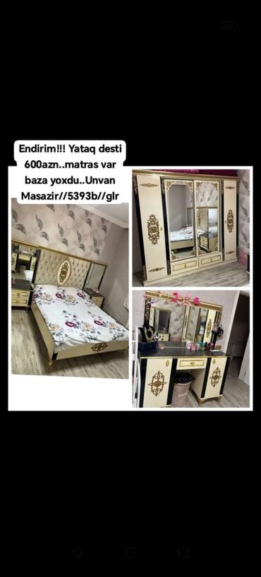 Asia: Endirim!!! Yataq desti 600azn. matras var baza yoxdu. Unvan