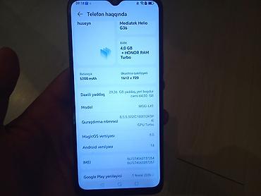 telefon tutucu: Honor 64 GB, rəng - Qara — 3